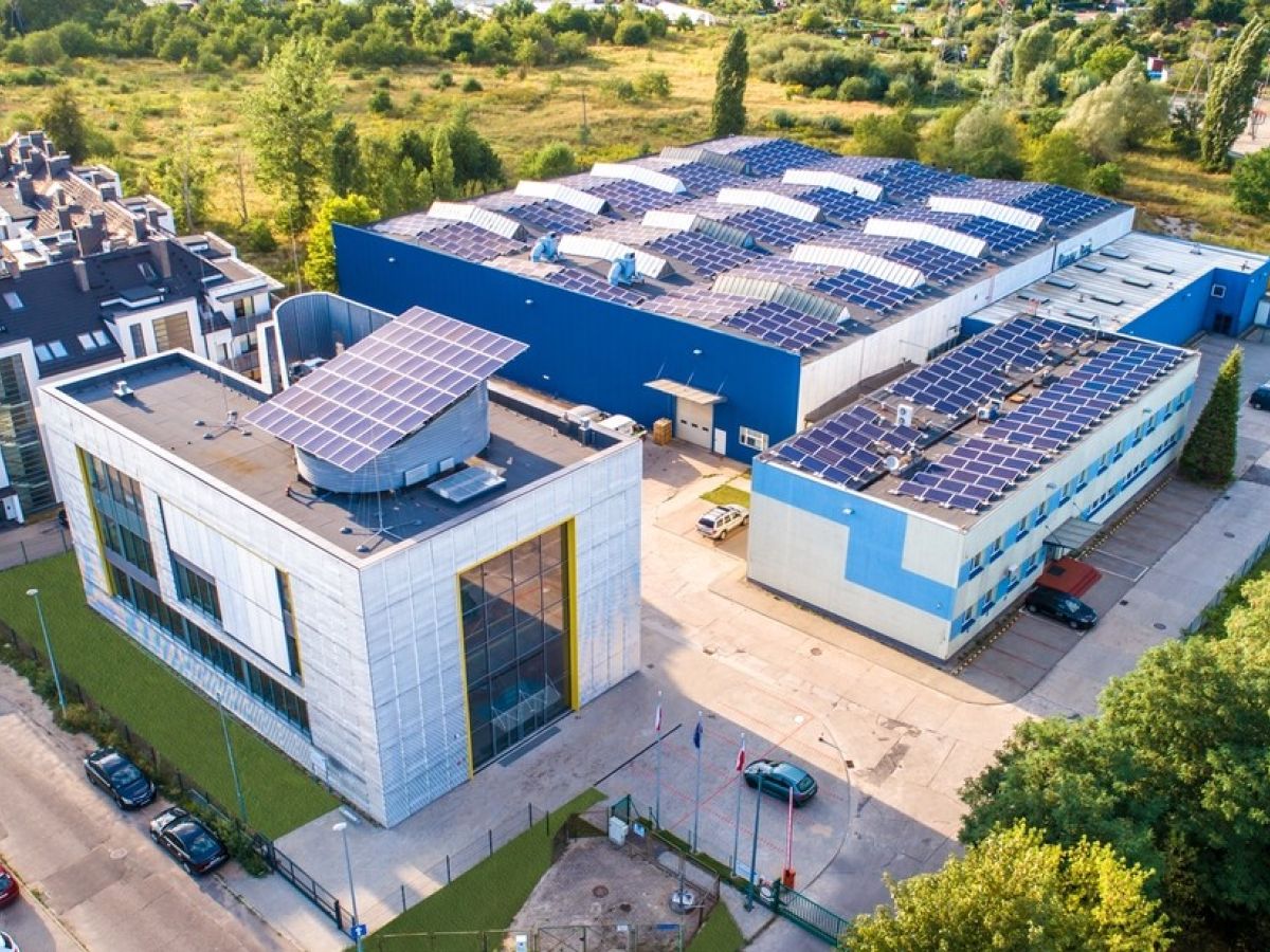 Power of the system: 214,5 kWp, Location: Szczecin (woj. zachodniopomorskie), Project: MTECH