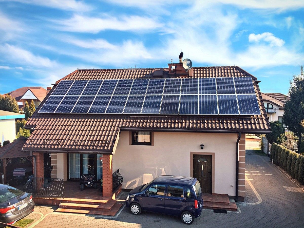 Power of the system: 7,08 kWp, Location: Duczki (woj. mazowieckie, Project: Bison Energy