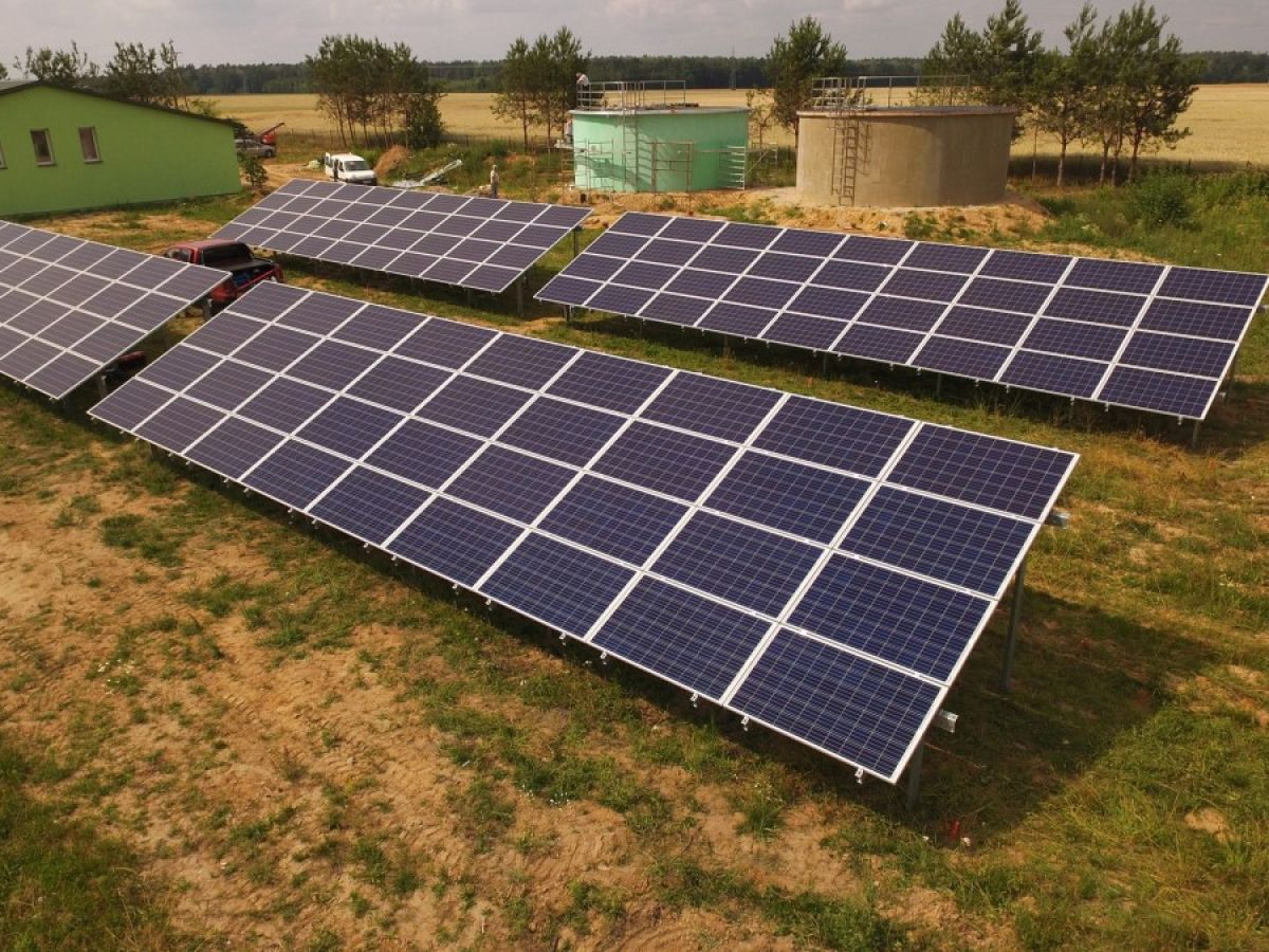 Power of the system: 38,16 kWp, Location: Konstantynów (woj. lubelskie), Project: Bison Energy
