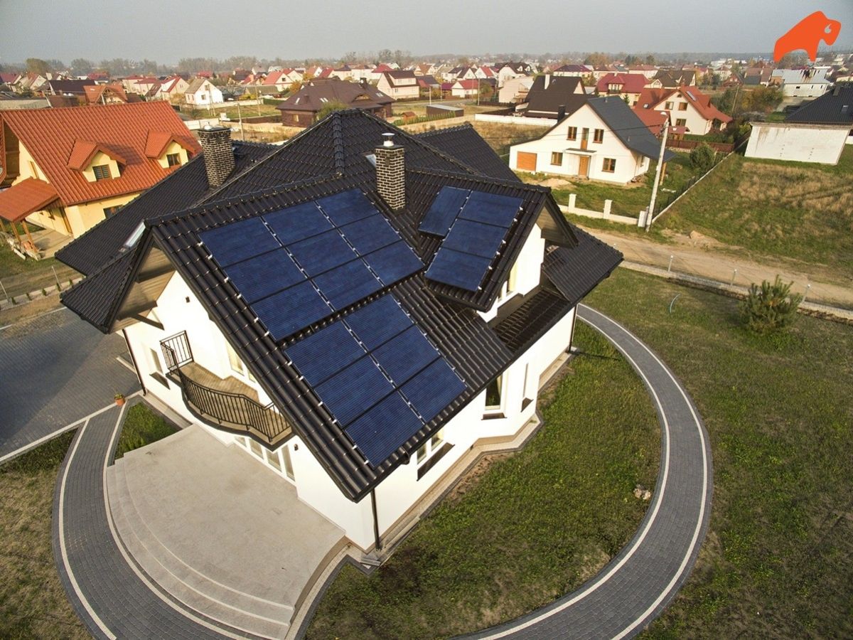 Moc instalacji: 6,2 kWp, Lokalizacja: Hajnówka (woj. podlaskie), Realizacja: Bison Energy